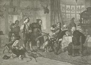 Shakespeare arrested for deer stealing by Julius Friedrich Anton Schrader